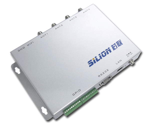 SLR1103 RFID 四通道讀寫器_rfid超高頻讀寫器_工業(yè)rfid讀寫器_uhf讀寫器_讀距10米 8dBi天線