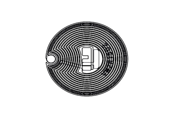 高頻 RFID FM11RF08 干inlay D=27mm - HF RFID Inlay - 高頻RFID標簽
