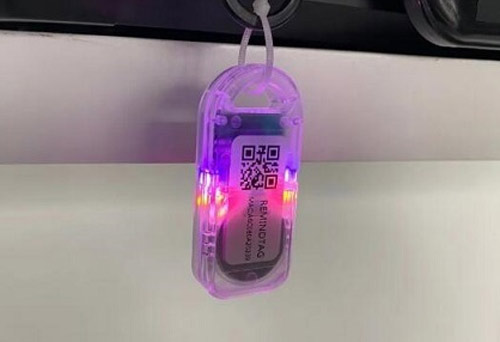 發(fā)光聲音定位尋物標簽_智能尋物聲光標簽_rfid亮燈電子標簽_2.4g電子標簽